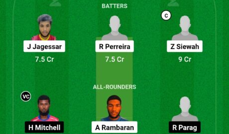 PRL U-19 vs MPSC Dream11 Prediction, Fantasy Cricket Tips, Dream11 Team, Playing XI, Pitch Report, Injury Update of Trinidad T20.