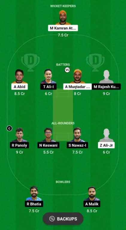 ABD vs DUB Dream11 Prediction Today Match, Dream11 Team Today, Fantasy Cricket Tips, Playing XI, Pitch Report, Injury Update- Emirates D10, Match 16