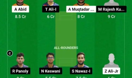 ABD vs DUB Dream11 Prediction Today Match, Dream11 Team Today, Fantasy Cricket Tips, Playing XI, Pitch Report, Injury Update- Emirates D10, Match 16