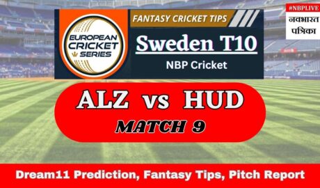 ALZ vs HUD Dream11 Prediction, Playing XI, Pitch Report, Injury Update- Sweden T10, Match 9